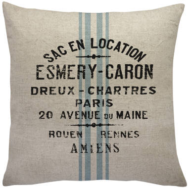 Vintage french clearance linen pillow covers